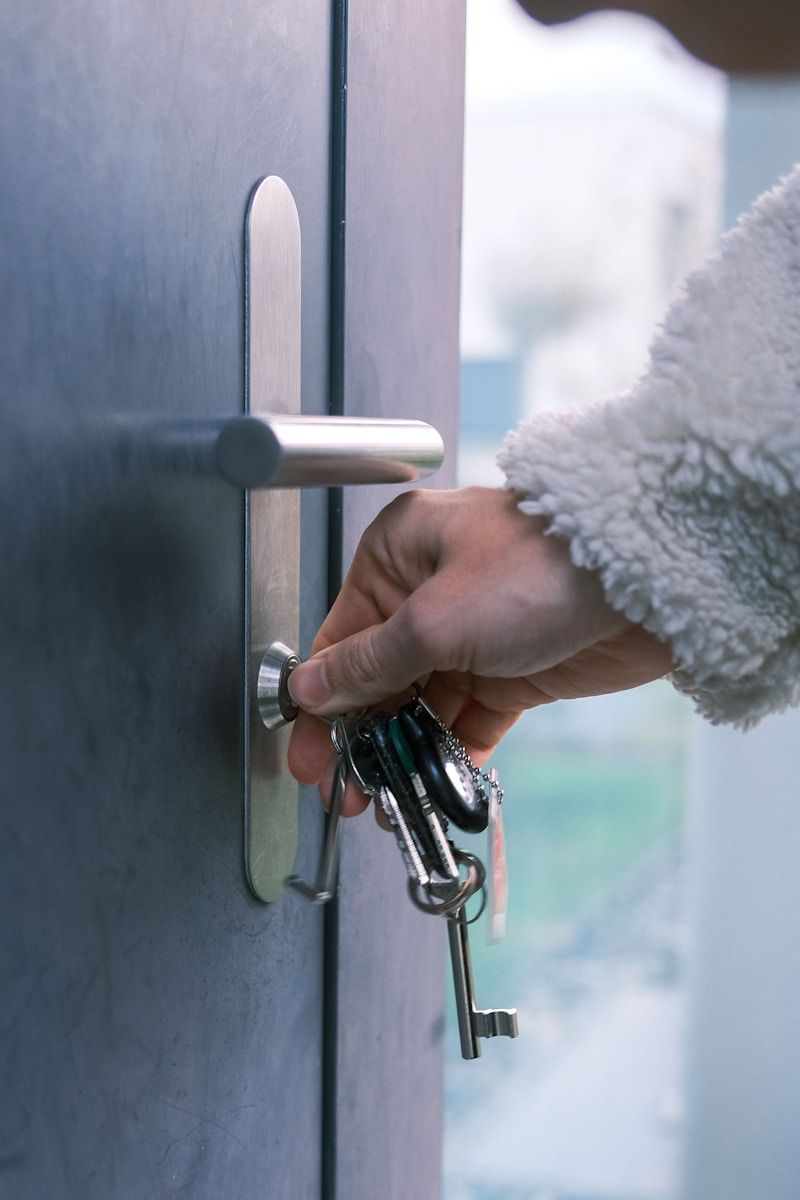 a person holding a gun